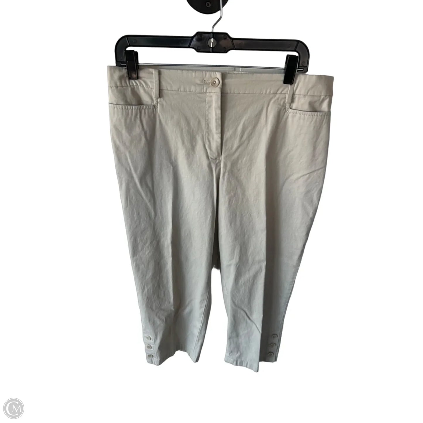 Pants Cropped By Talbots In Beige, Size: 10