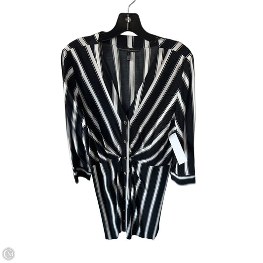 Dress Work By White House Black Market In Black & White, Size: L