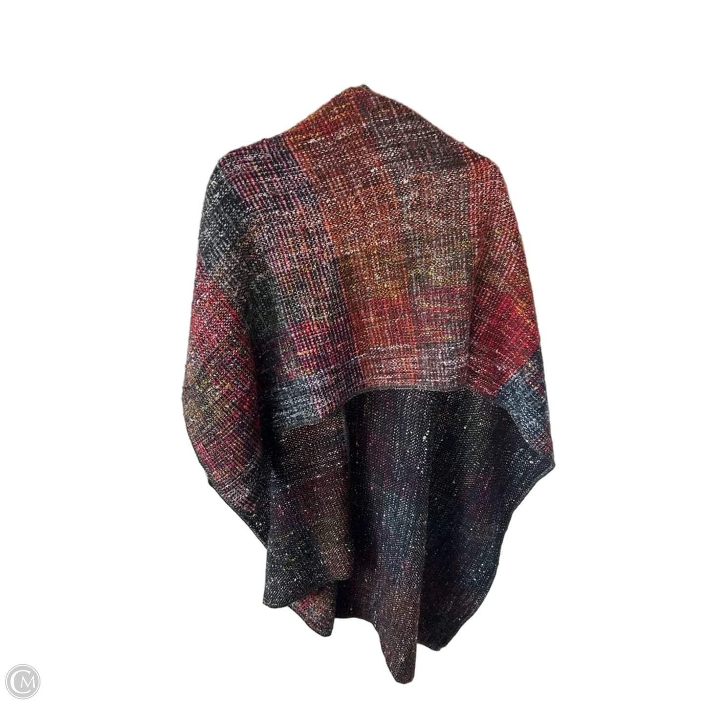 Shawl By Cmc In Black & Red, Size: Osfm
