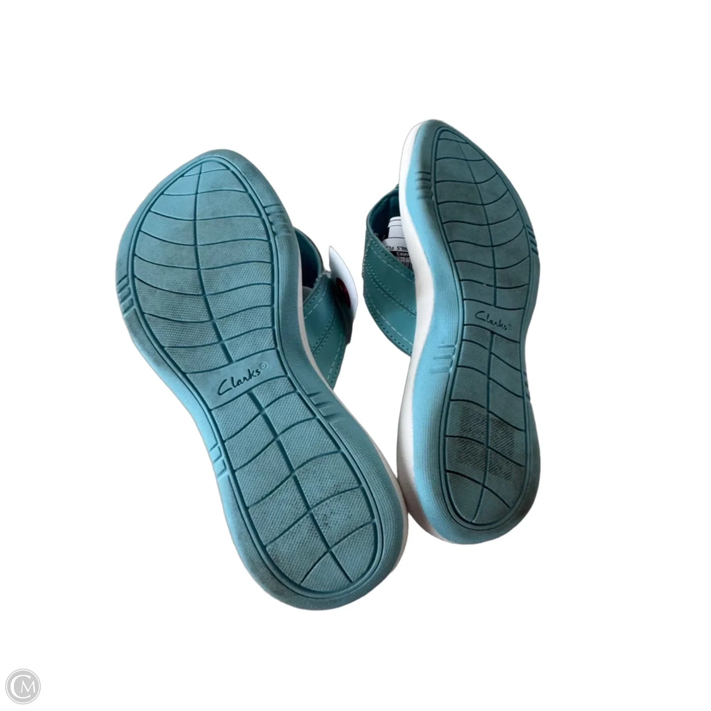 Sandals Flip Flops By Clarks In Blue, Size: 6