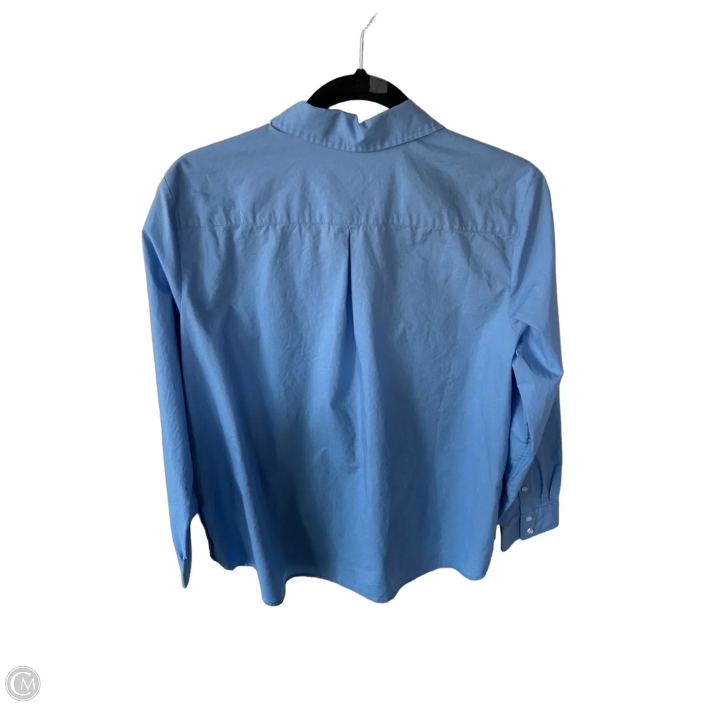 Top Long Sleeve By Talbots In Blue, Size: Lp