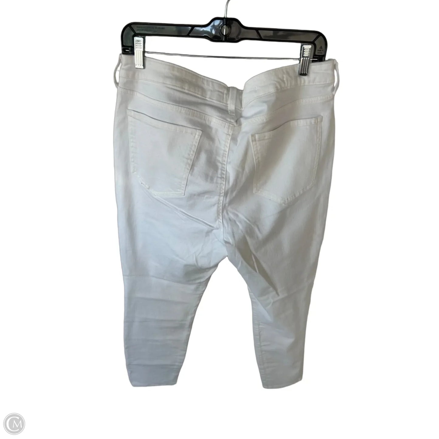 Jeans Skinny By Not Your Daughters Jeans In White Denim, Size: 14