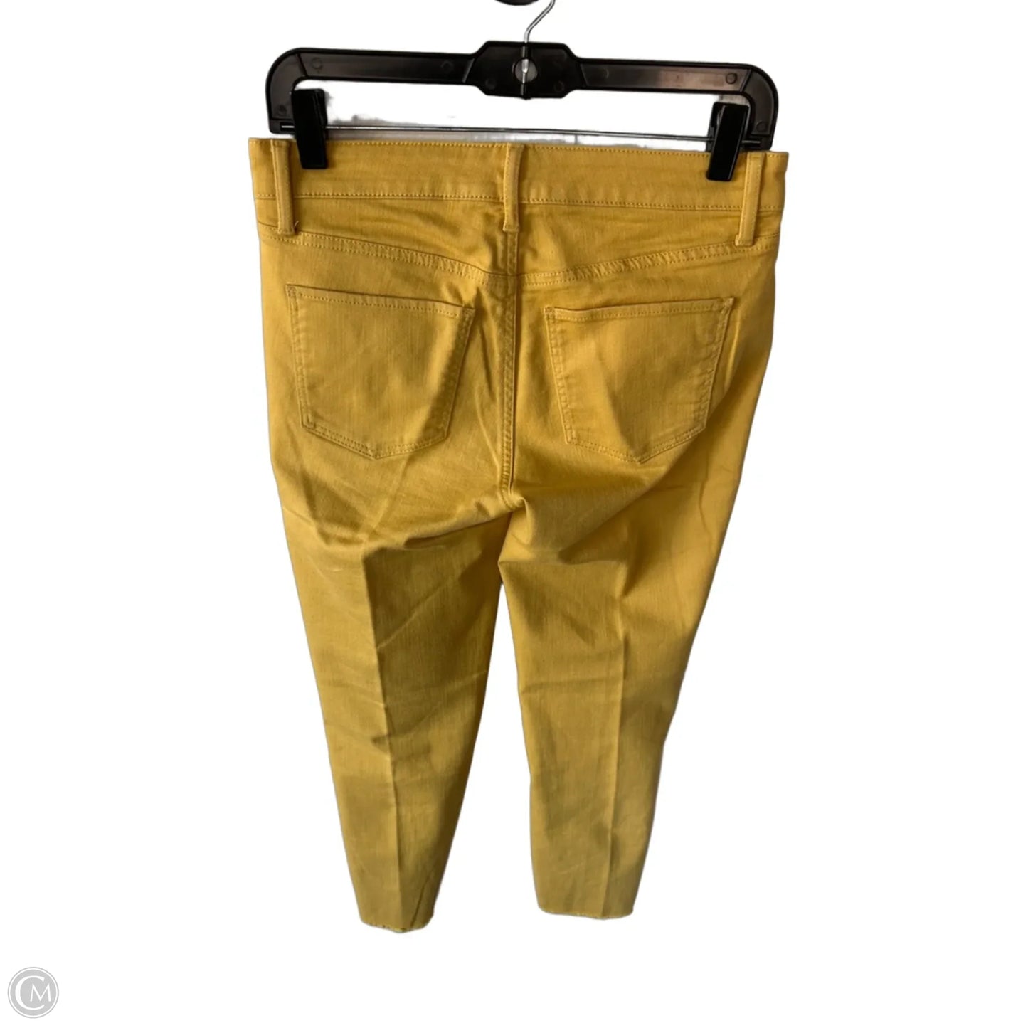 Jeans Straight By Talbots In Yellow Denim, Size: 2