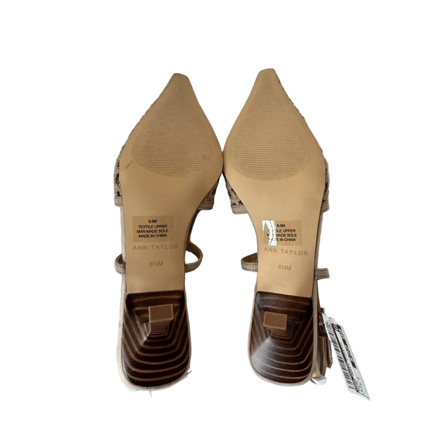 Shoes Heels Stiletto By Ann Taylor In Taupe, Size: 8.5