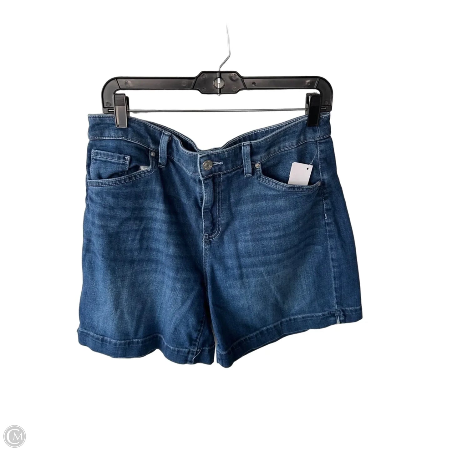 Shorts By Chicos In Blue Denim, Size: 10