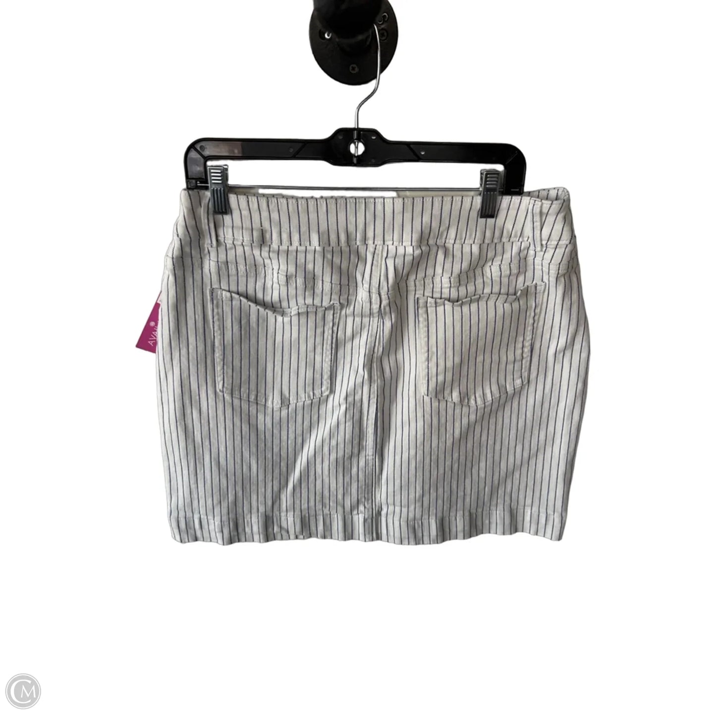 Skort By Chicos In Blue & White, Size: 10