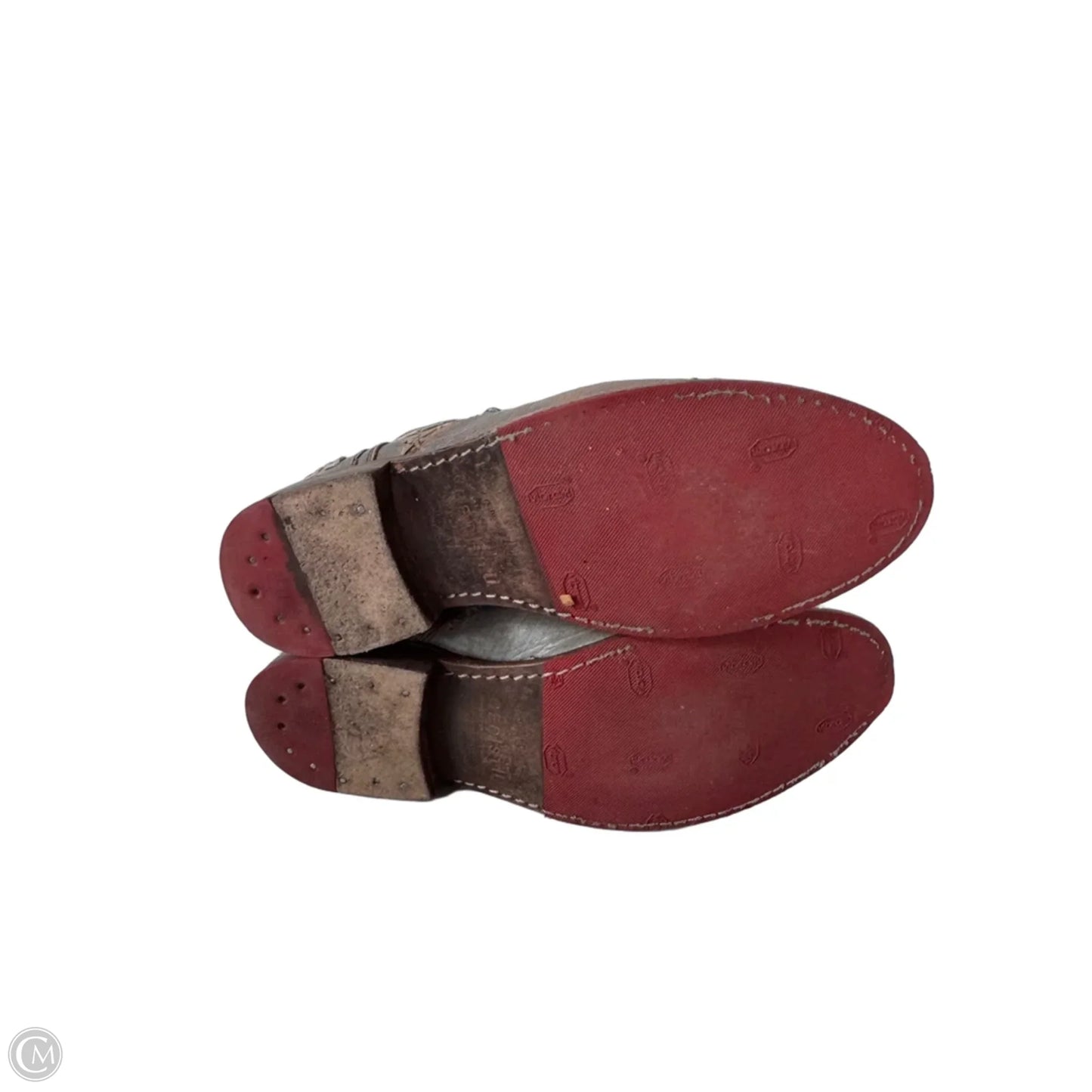 Boots Ankle Flats By Bed Stu In Grey, Size: 8