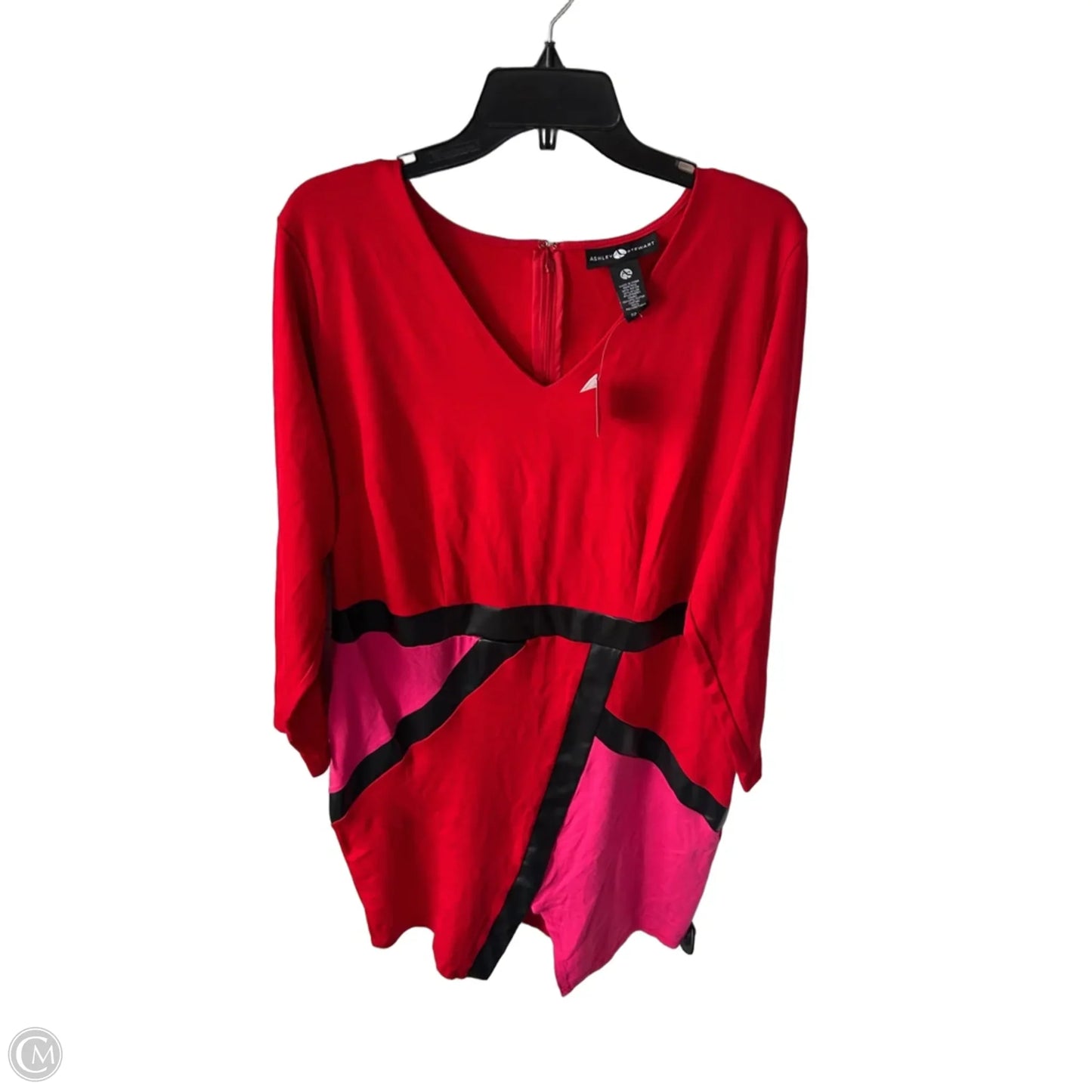Dress Work By Ashley Stewart In Red, Size: 3x
