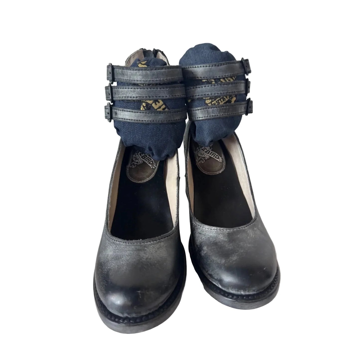 Shoes Heels Block By Freebird In Black, Size: 7