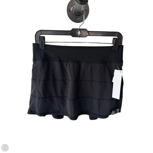 Athletic Skort By Lululemon In Black, Size: 6
