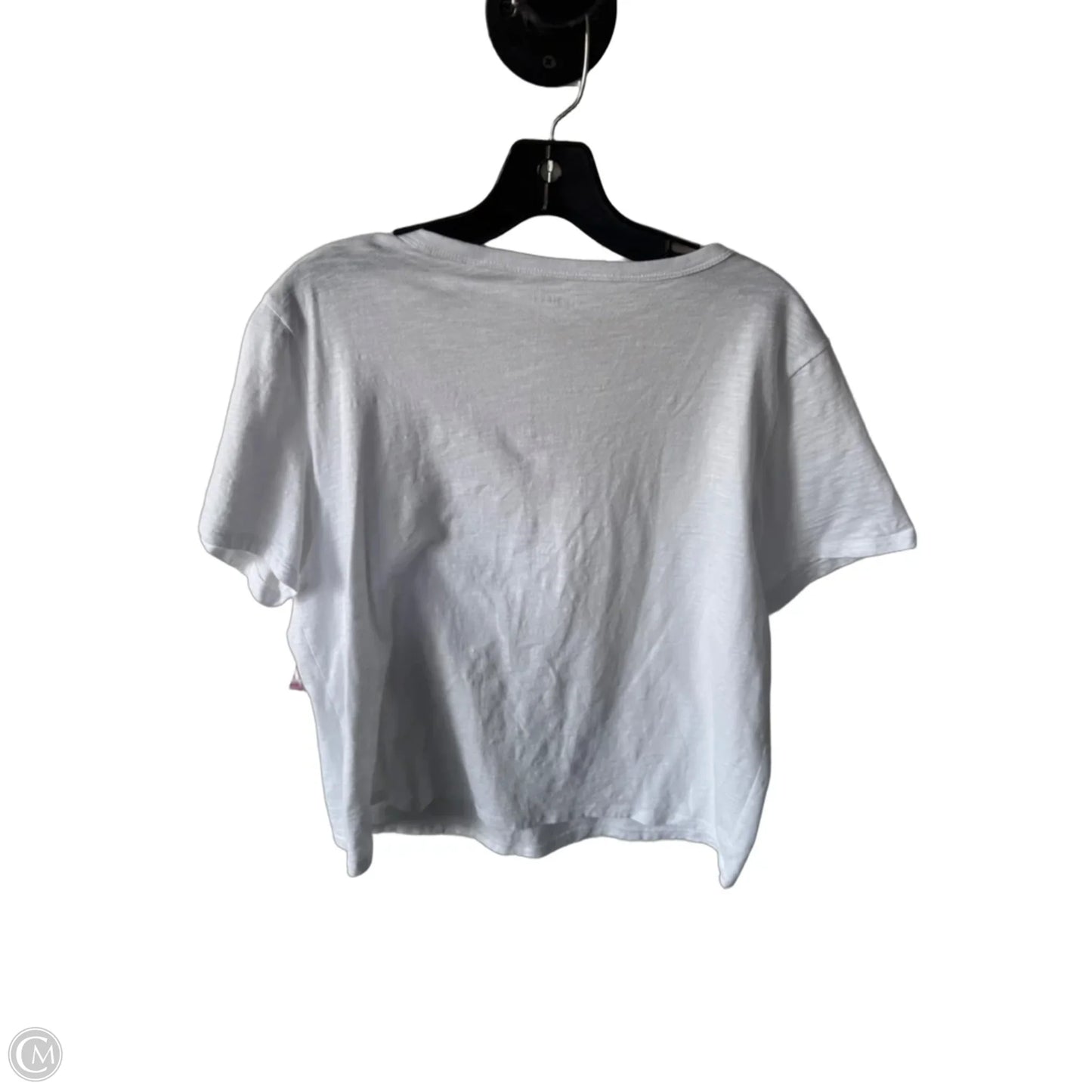 Top Short Sleeve Basic By Old Navy In White, Size: L