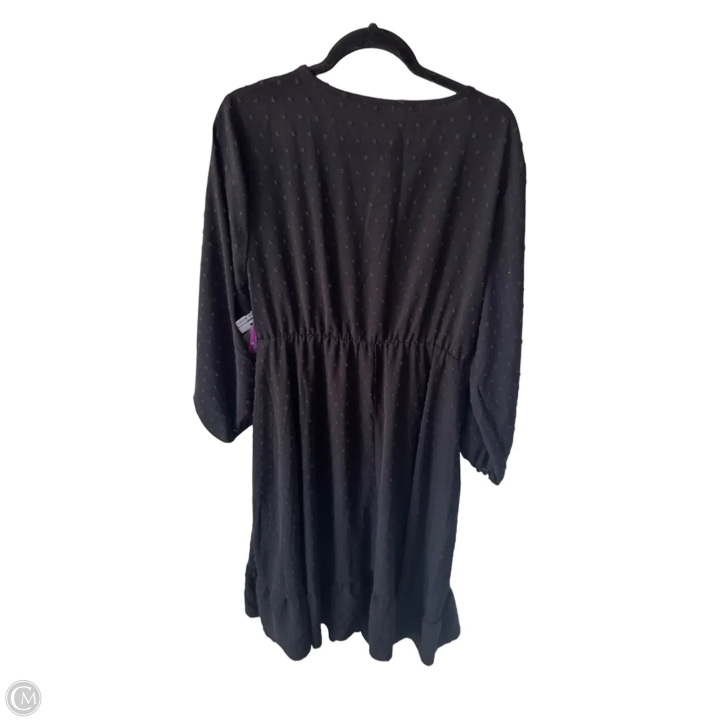 Dress Casual Maxi By Bloomchic In Black, Size: 1x