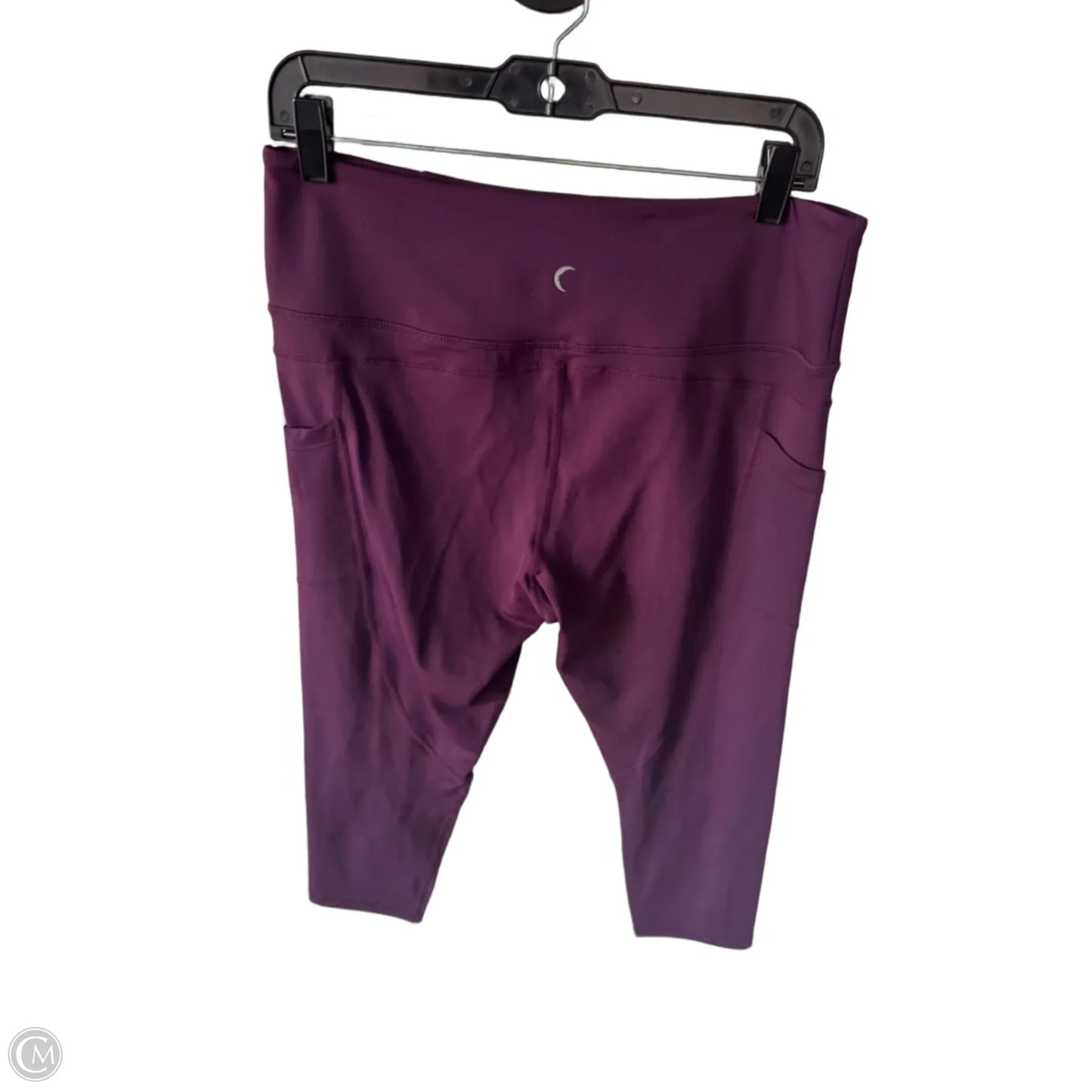 Athletic Capris By Zyia In Purple, Size: 14