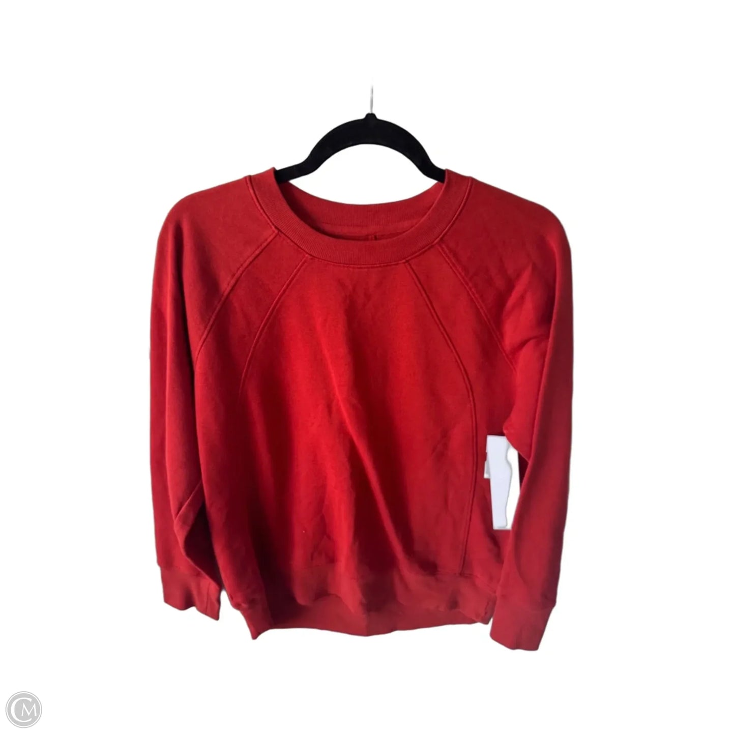 Athletic Sweatshirt Crewneck By Zella In Orange, Size: S