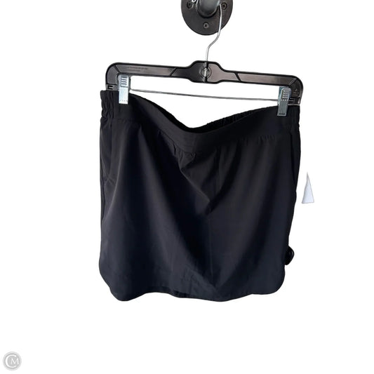 Athletic Skort By Athleta In Black, Size: 12