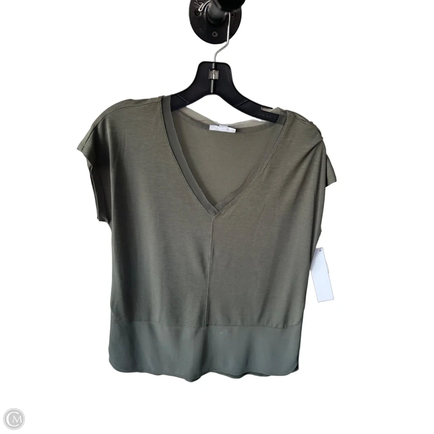 Top Short Sleeve By Bar Iii In Green, Size: S