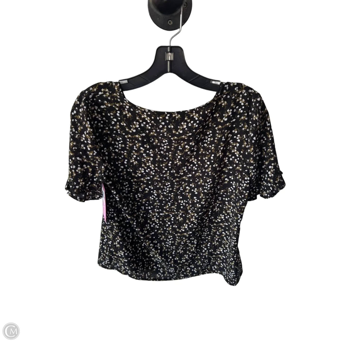 Top Short Sleeve By Cece In Black, Size: Xs