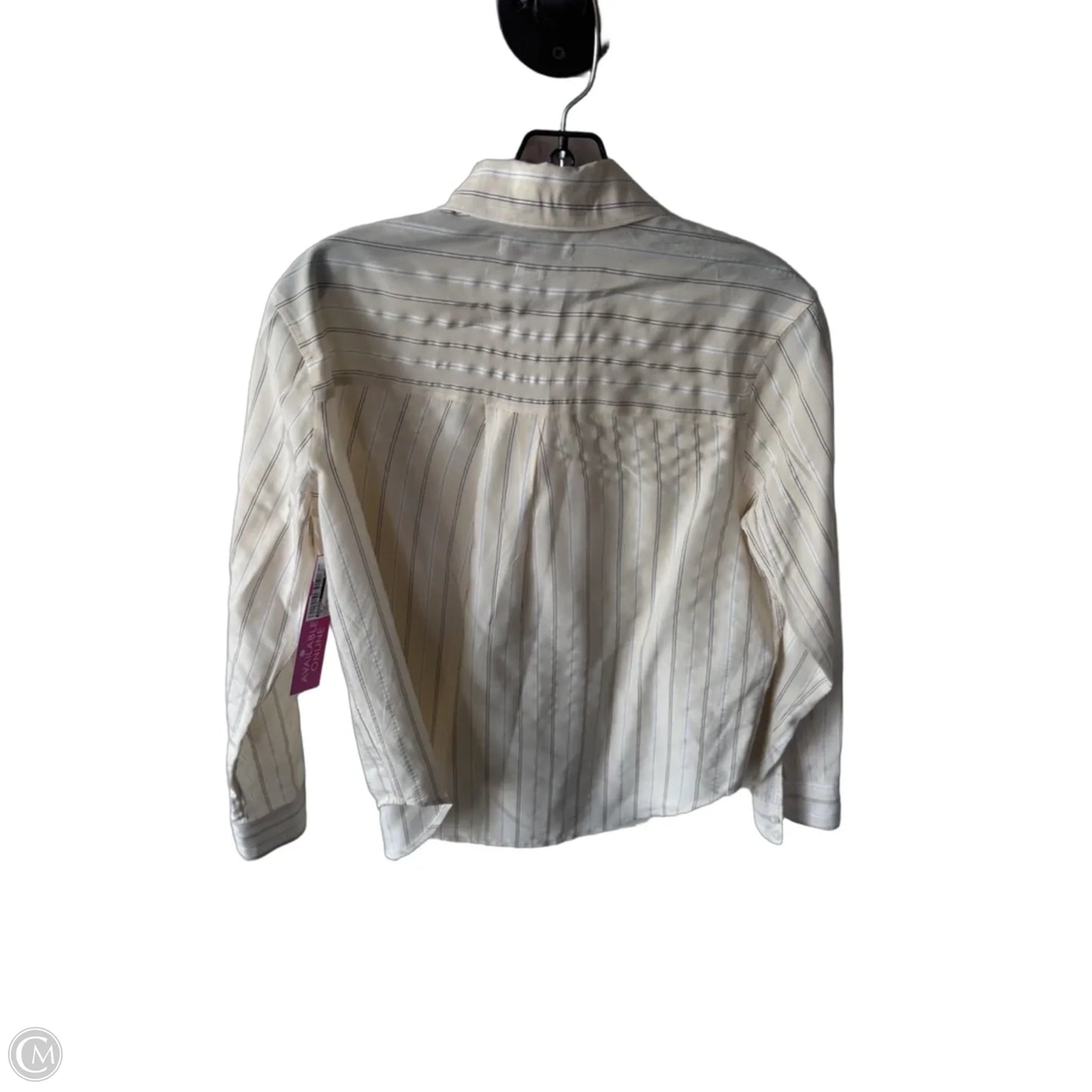 Top Long Sleeve By Madewell In Cream, Size: Xxs