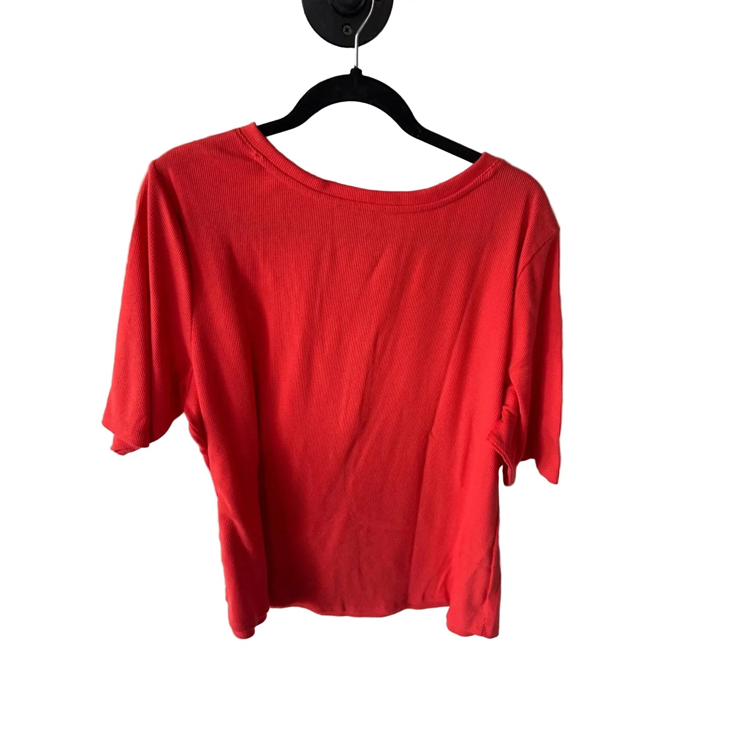Top Short Sleeve By Sonoma In Orange, Size: 2x