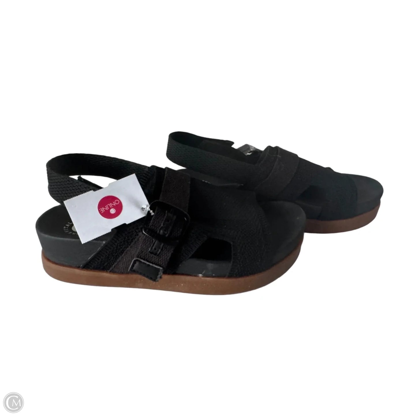 Sandals Flats By Revitalign In Black, Size: 8