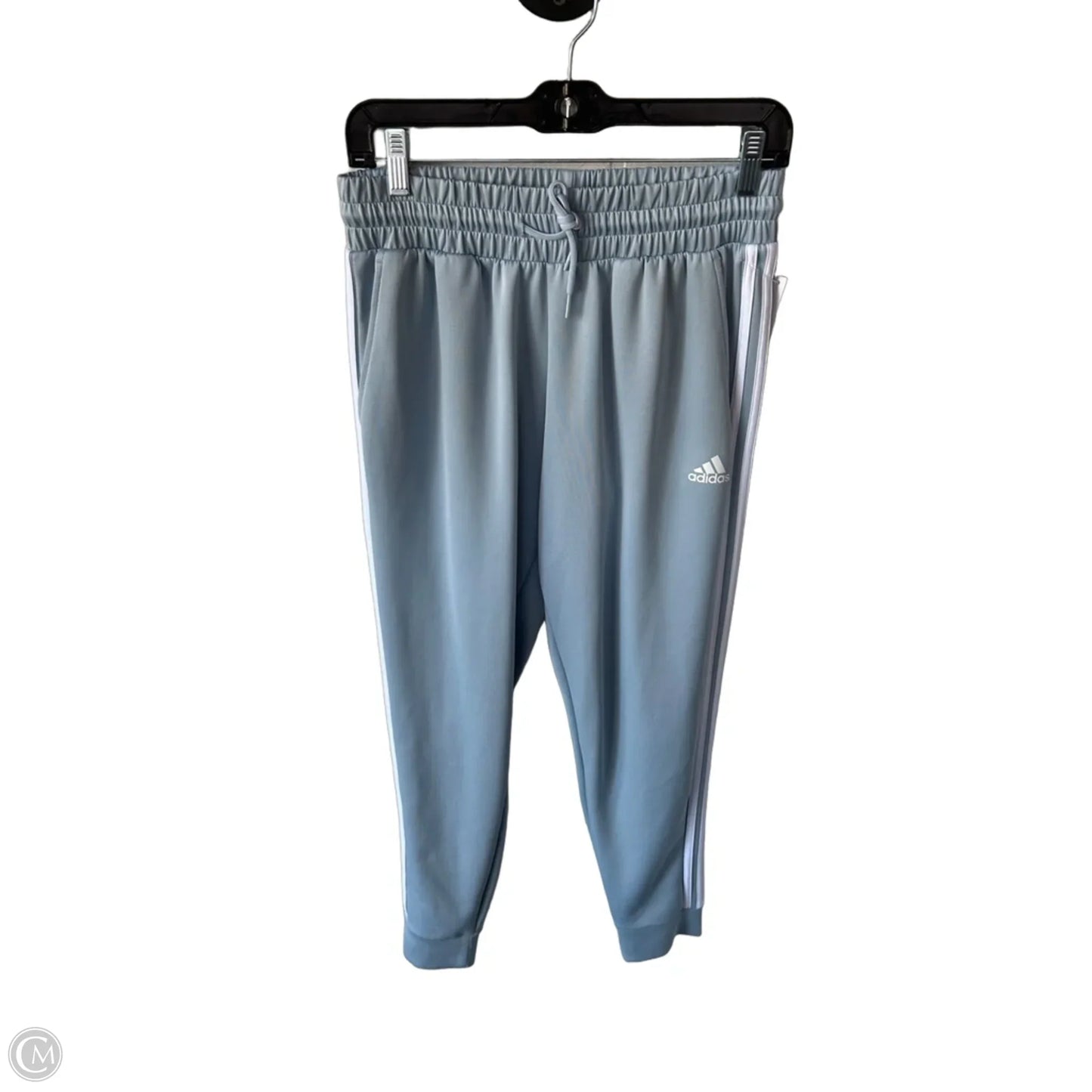 Athletic Pants By Adidas In Blue & White, Size: 8