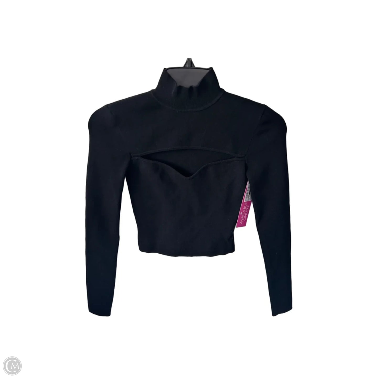 Top Long Sleeve By Babaton In Black, Size: Xxs