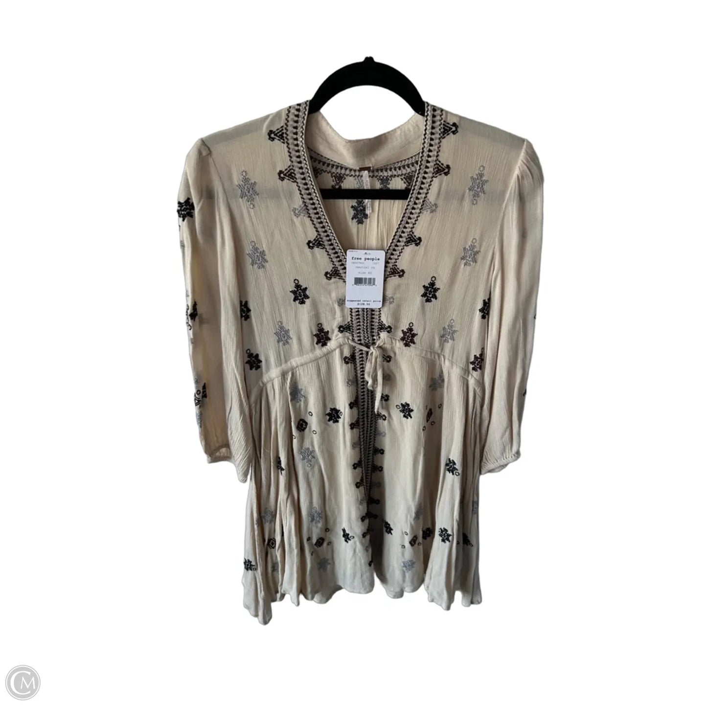 Dress Casual Short By Free People In Brown & Cream, Size: Xs