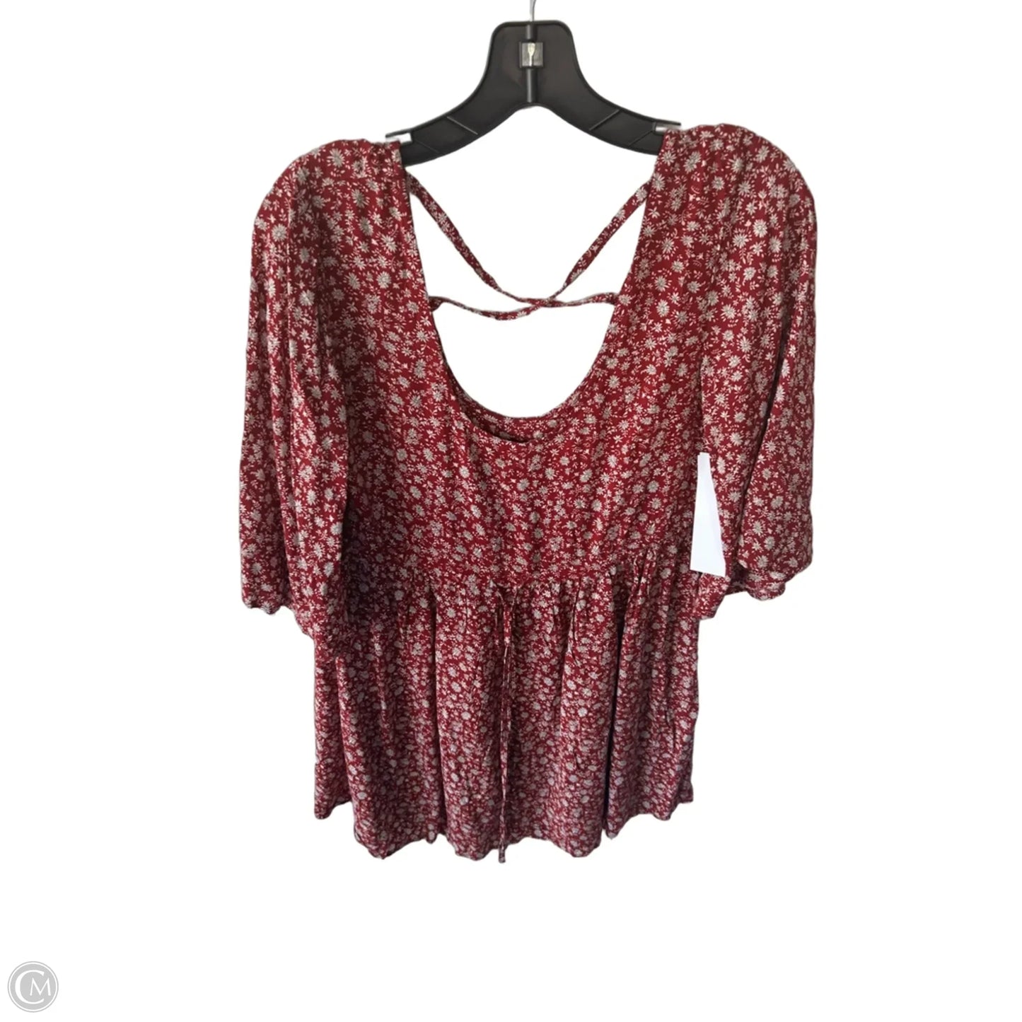 Dress Casual Short By Miami In Red & White, Size: S