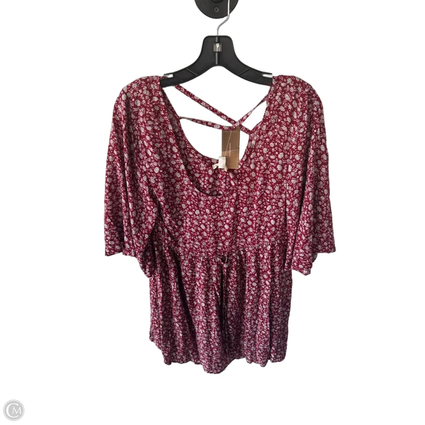 Dress Casual Short By Miami In Red & White, Size: S