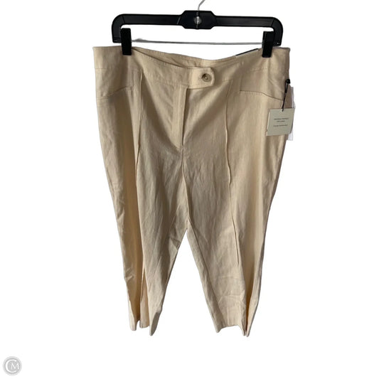Pants Other By Anne Klein In Cream, Size: 12