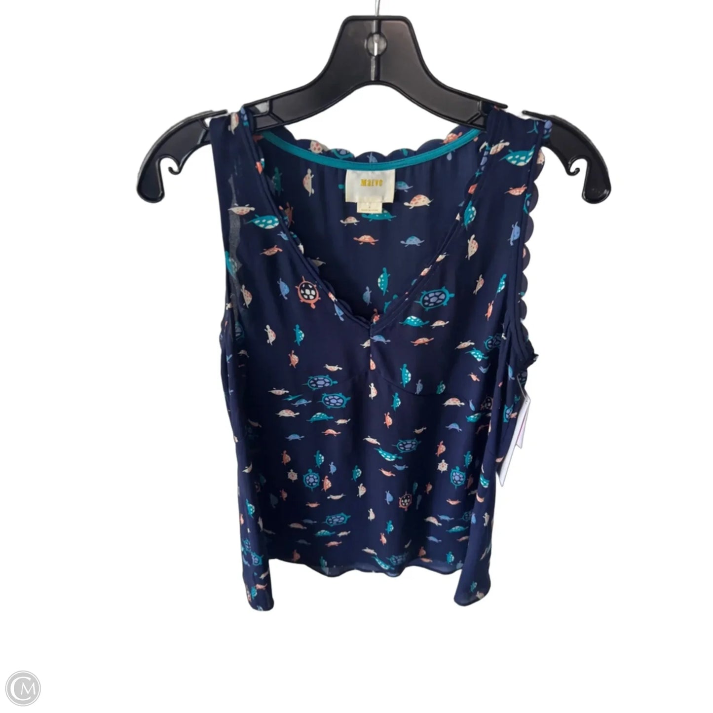 Top Sleeveless By Maeve In Blue, Size: S