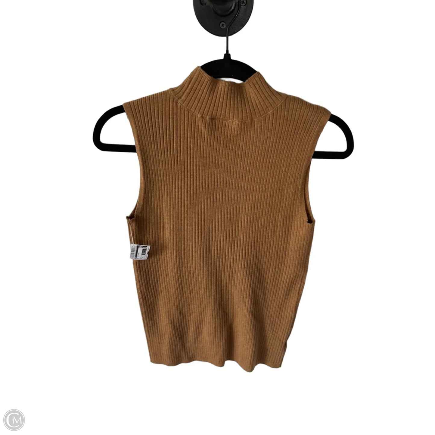 Top Sleeveless By Loft In Tan, Size: S