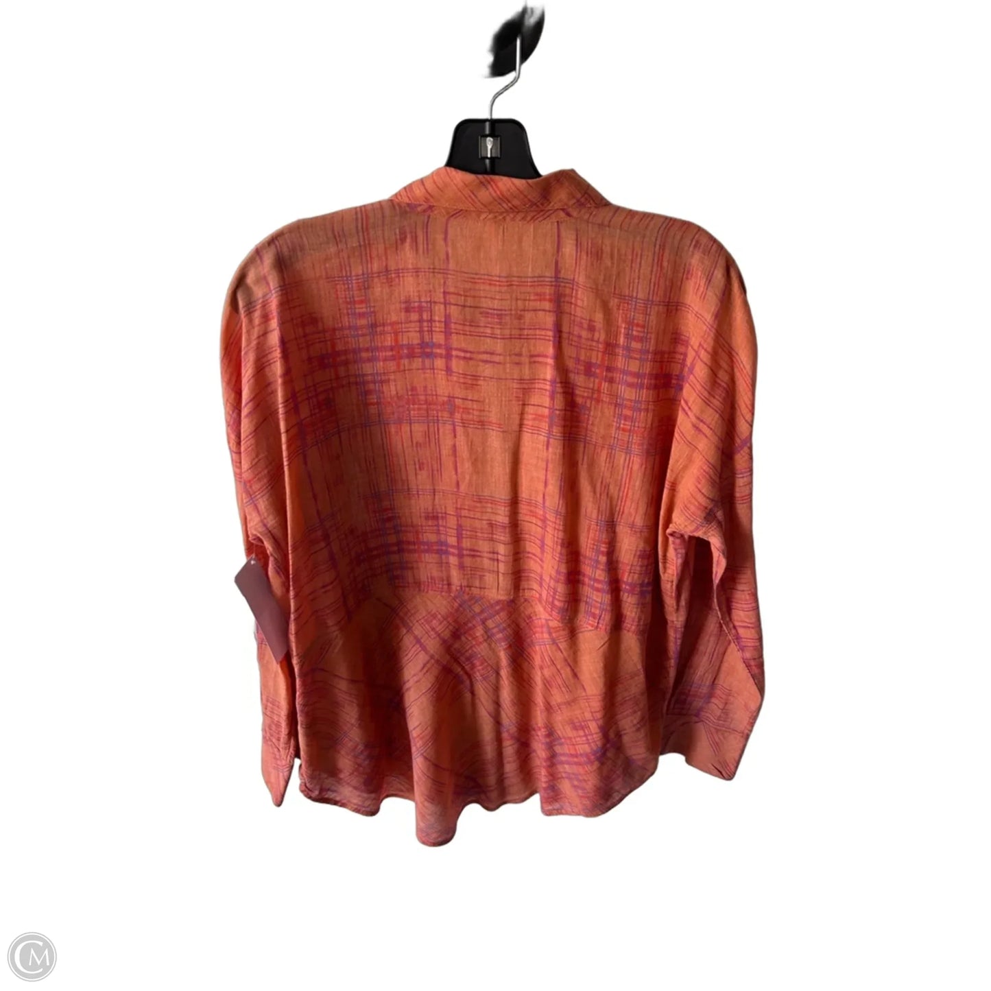 Top Long Sleeve By Free People In Orange, Size: M
