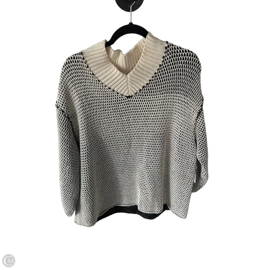 Sweater By Free People In Black & Cream, Size: Xs