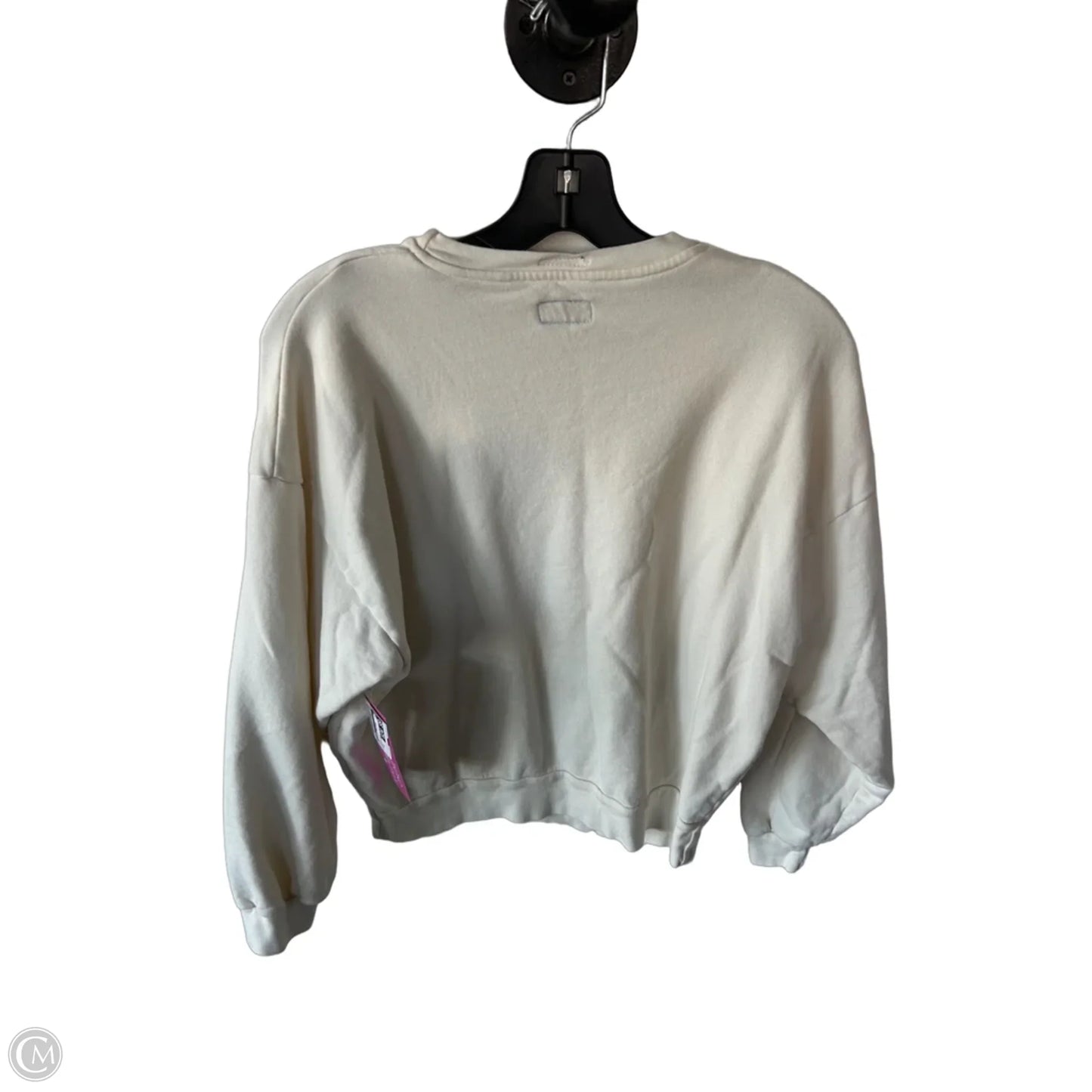 Sweatshirt Designer By Mother In Cream, Size: Xs