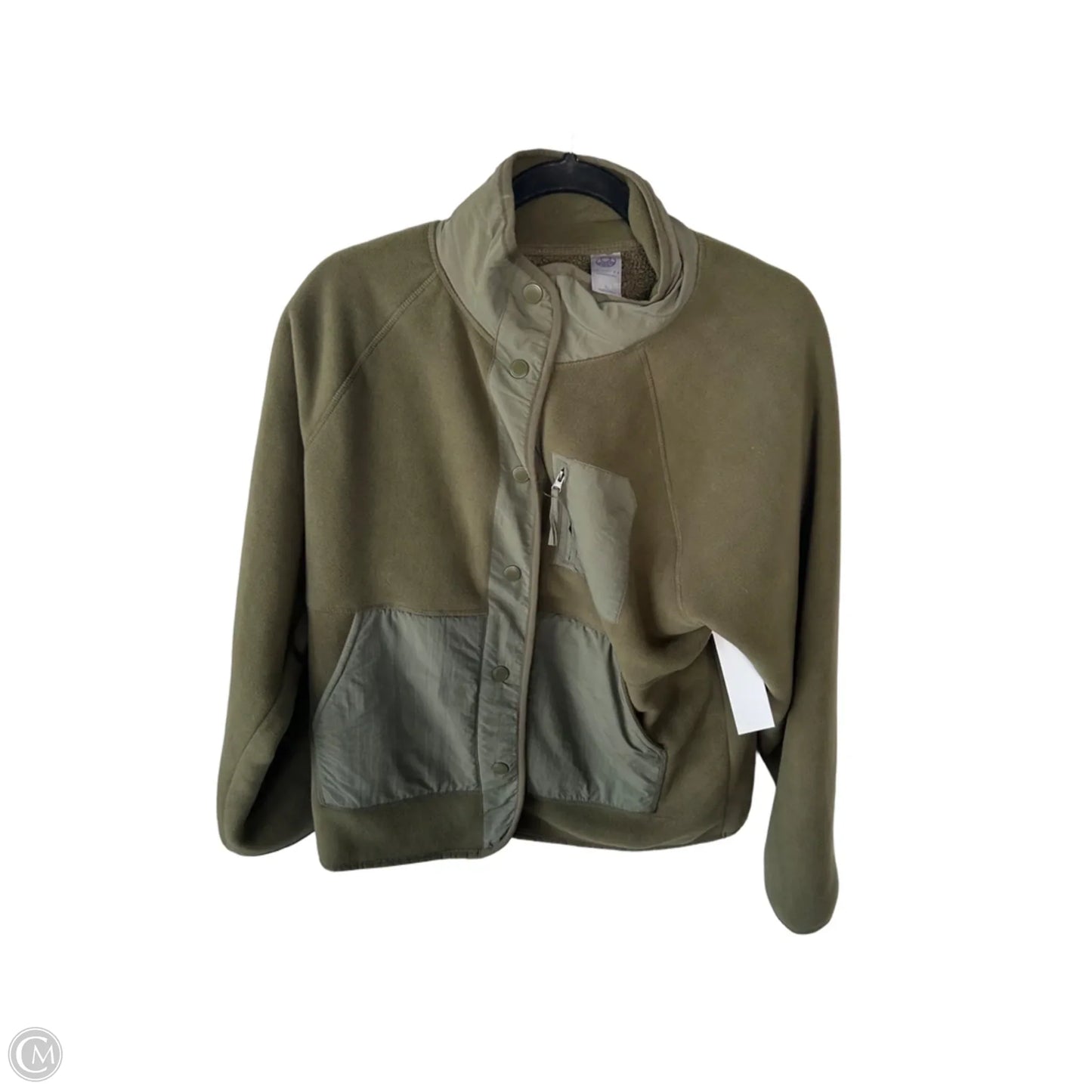 Jacket Fleece By Te Verde In Green, Size: L