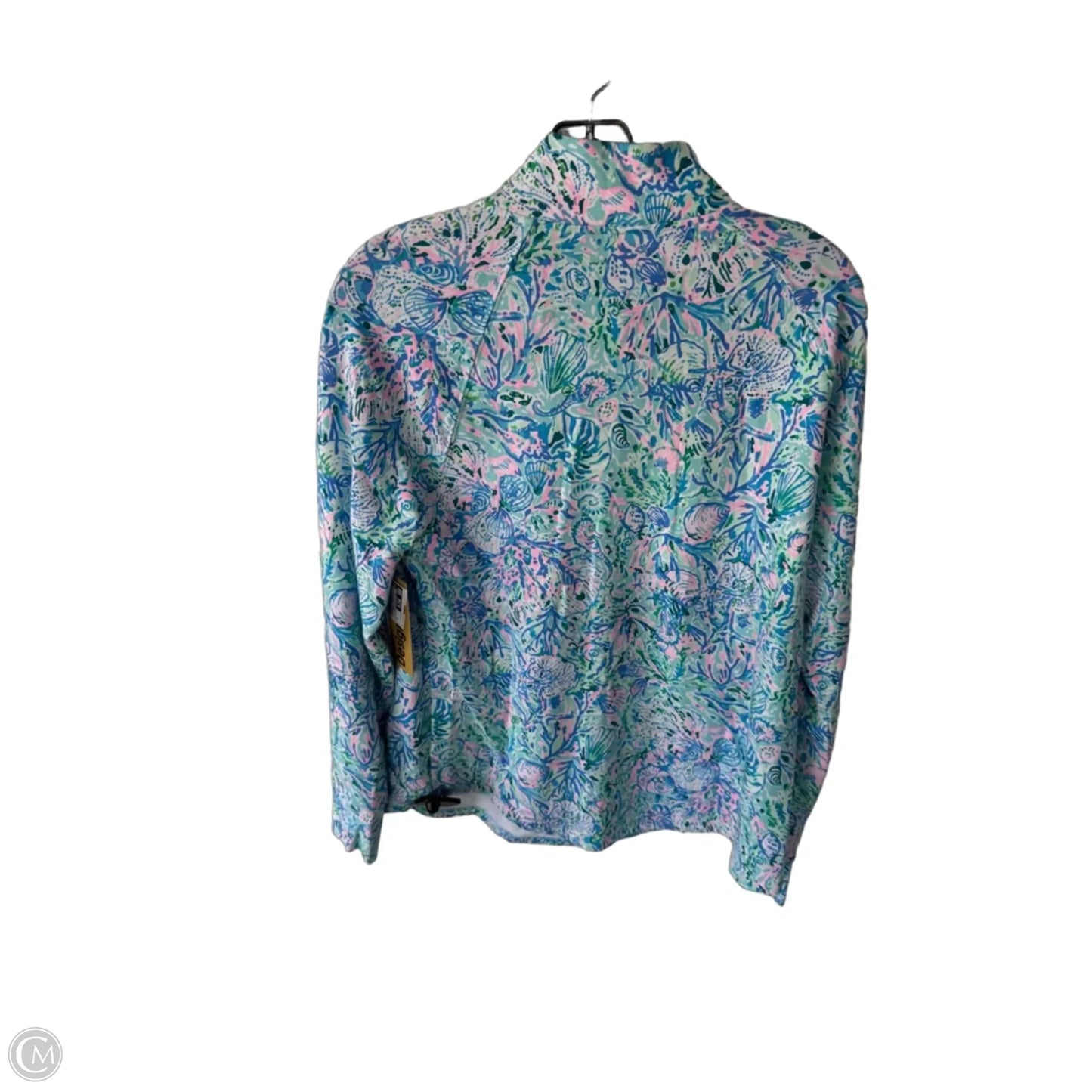 Sweatshirt Designer By Lilly Pulitzer In Blue & Green, Size: L