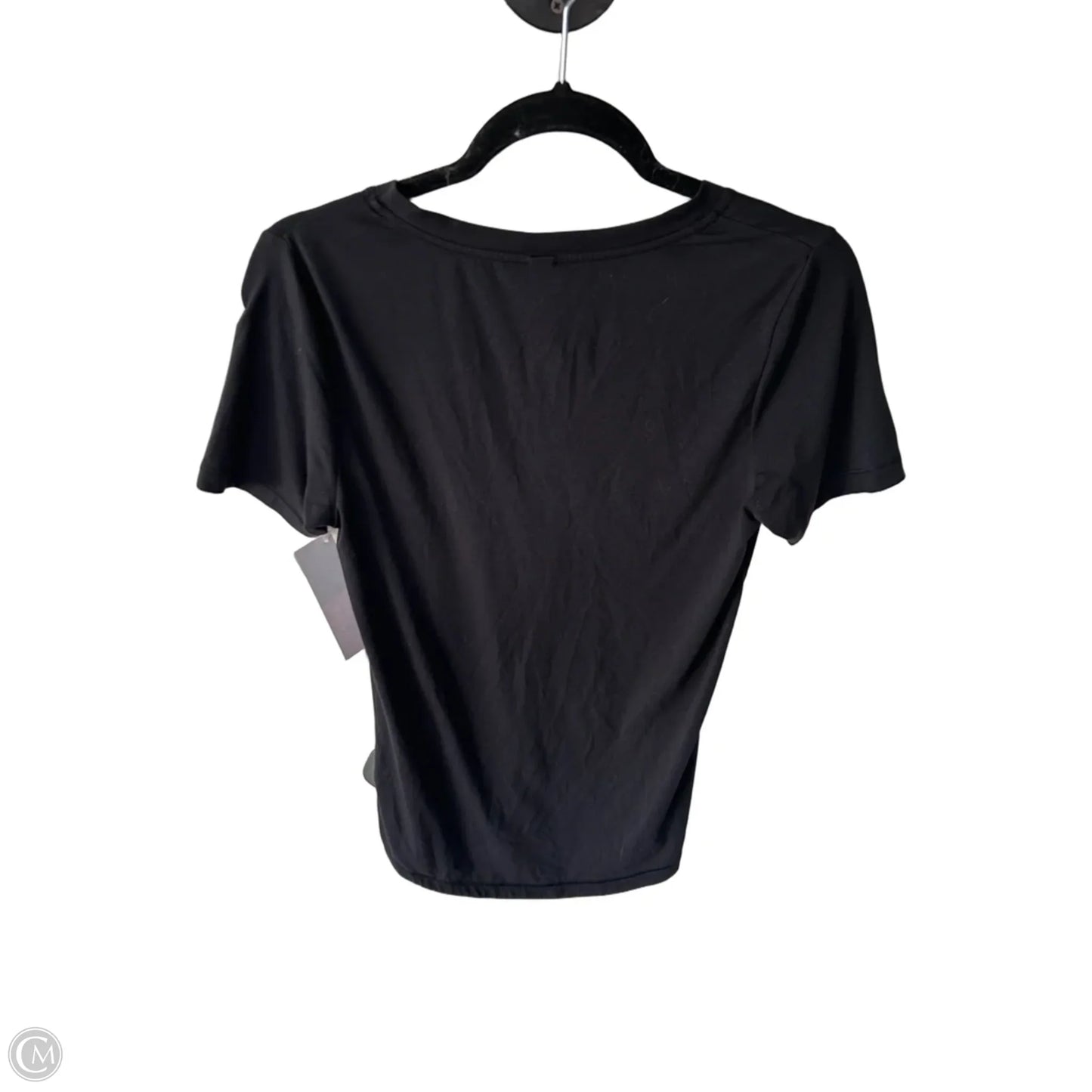 Athletic Top Short Sleeve By Athleta In Black, Size: Xs