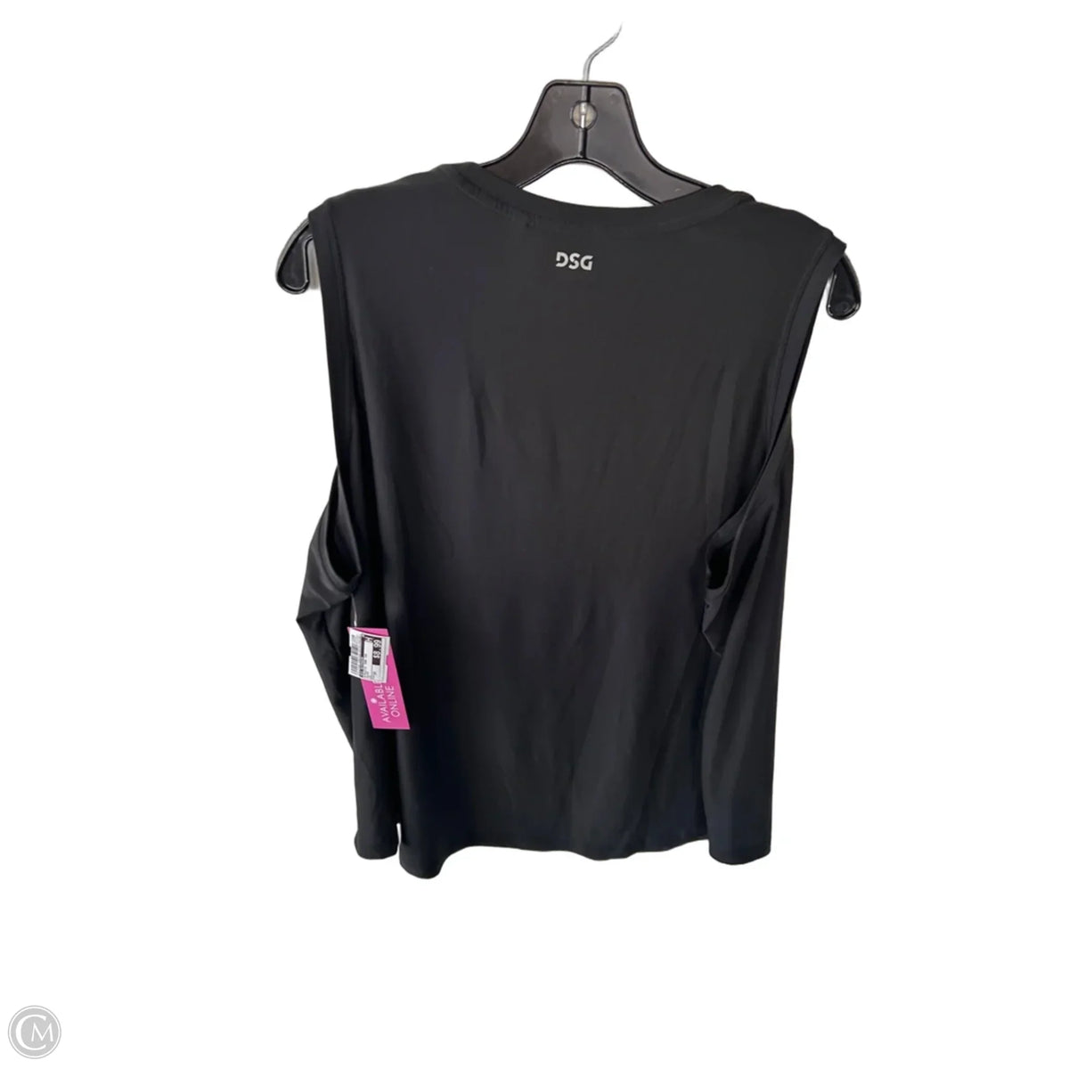 Athletic Tank Top By Dsg Outerwear In Black, Size: 2x