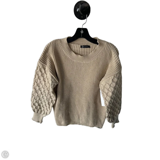 Sweater By Prettygarden In Tan, Size: M