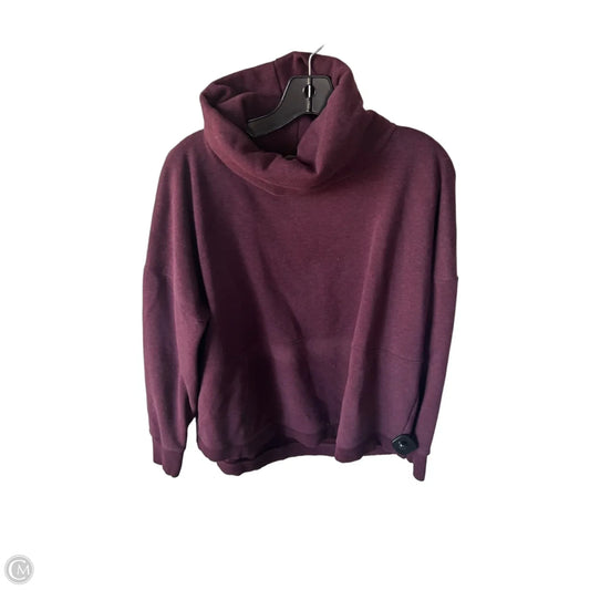 Athletic Sweatshirt Collar By Athleta In Purple, Size: M