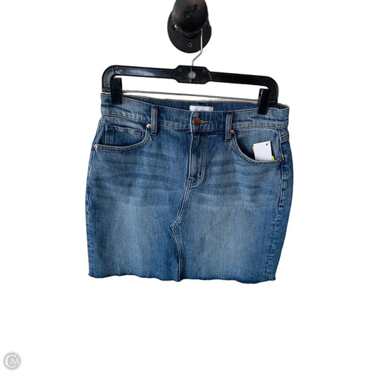 Skirt Mini & Short By Evereve In Blue Denim, Size: 6