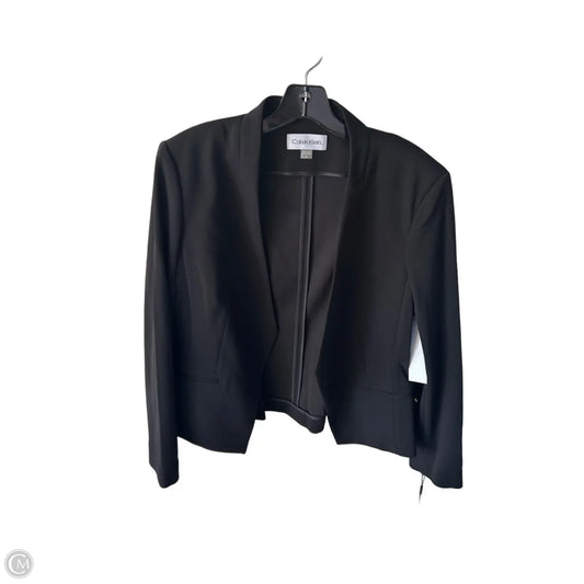 Blazer By Calvin Klein In Black, Size: Xl
