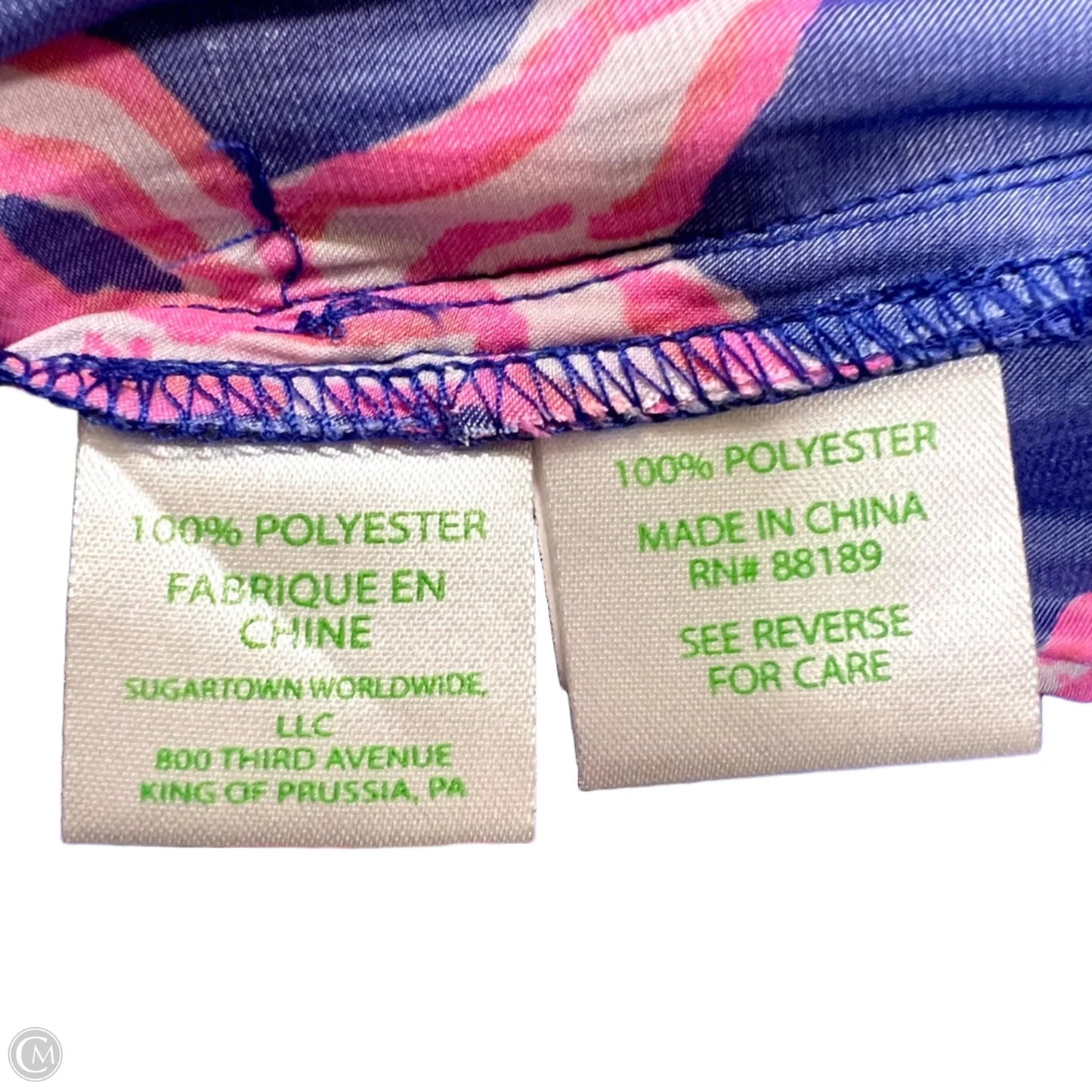 Romper Designer By Lilly Pulitzer In Blue & Pink, Size: Xs
