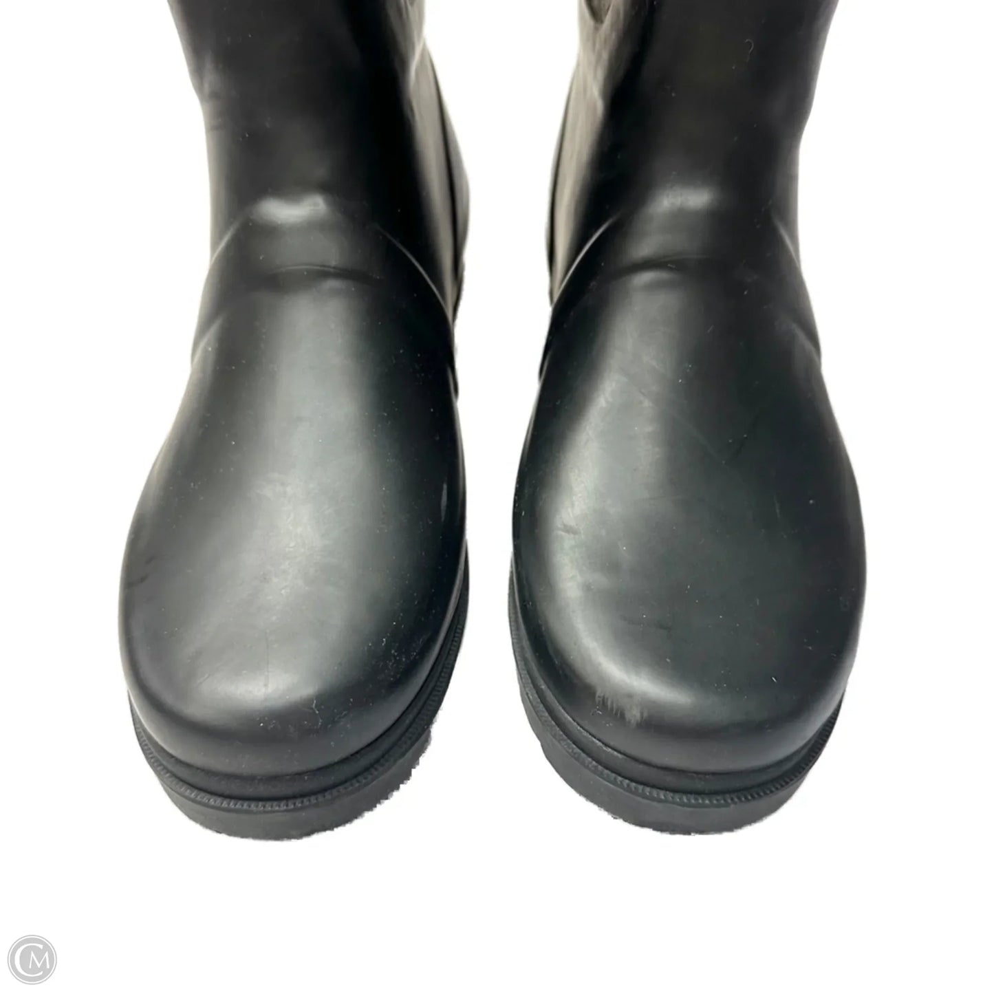 Boots Rain By Chooka  In Plaid Pattern, Size: 7