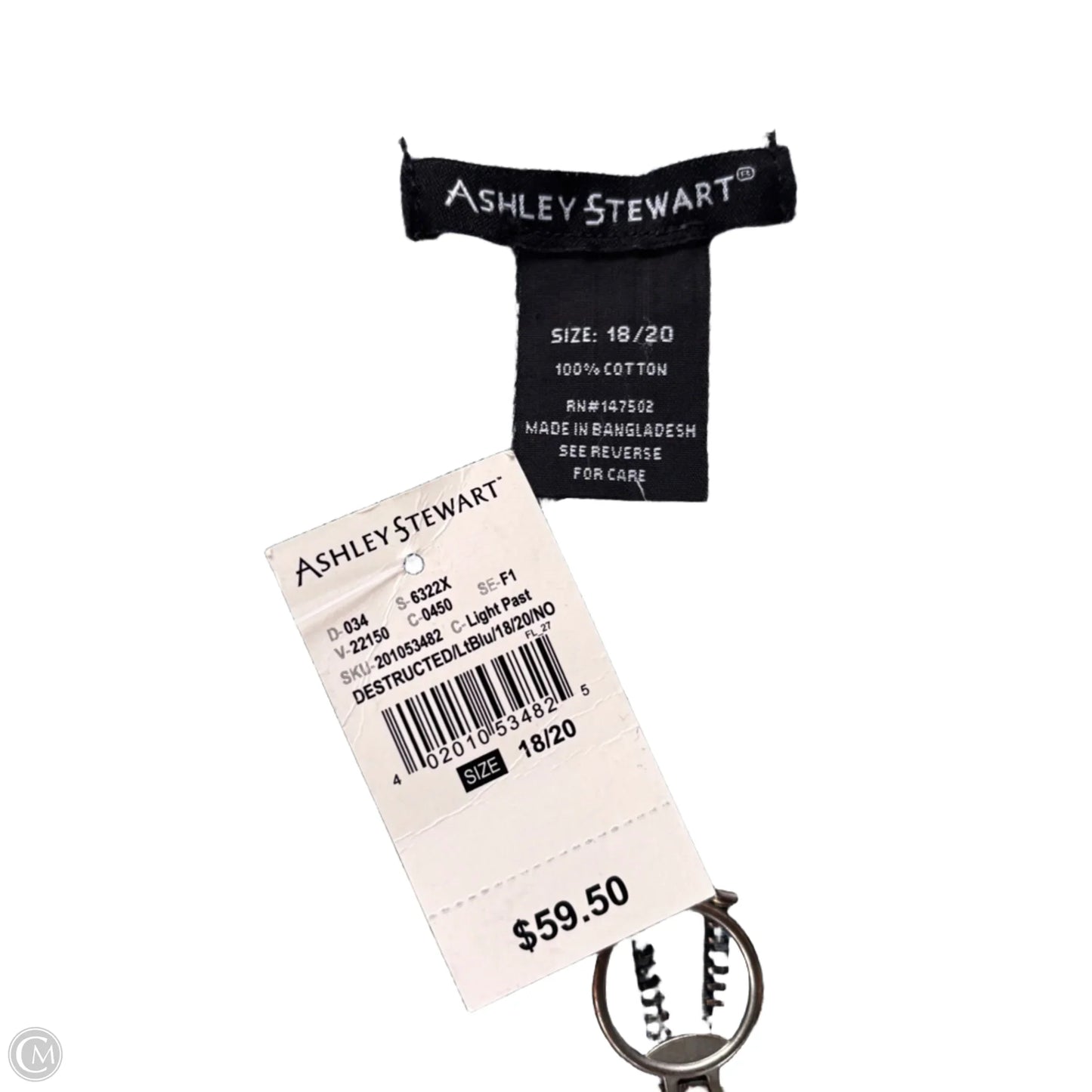 Dress Casual Short By Ashley Stewart In Blue Denim, Size: 1x