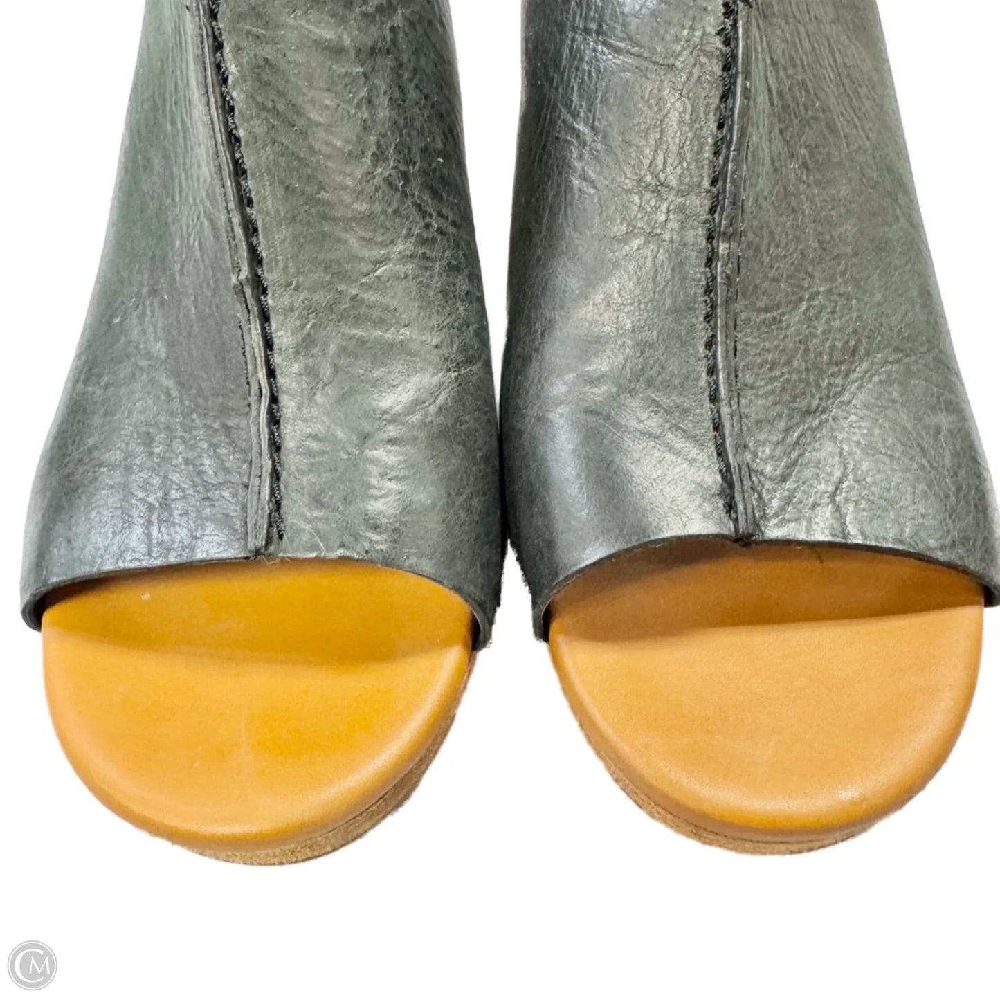 Shoes Heels Block By Kork Ease In Black & Brown, Size: 9