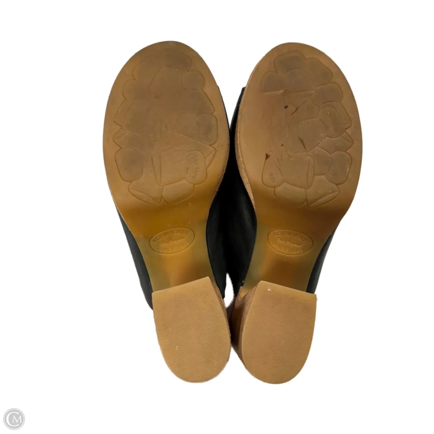 Shoes Heels Block By Kork Ease In Black & Brown, Size: 9