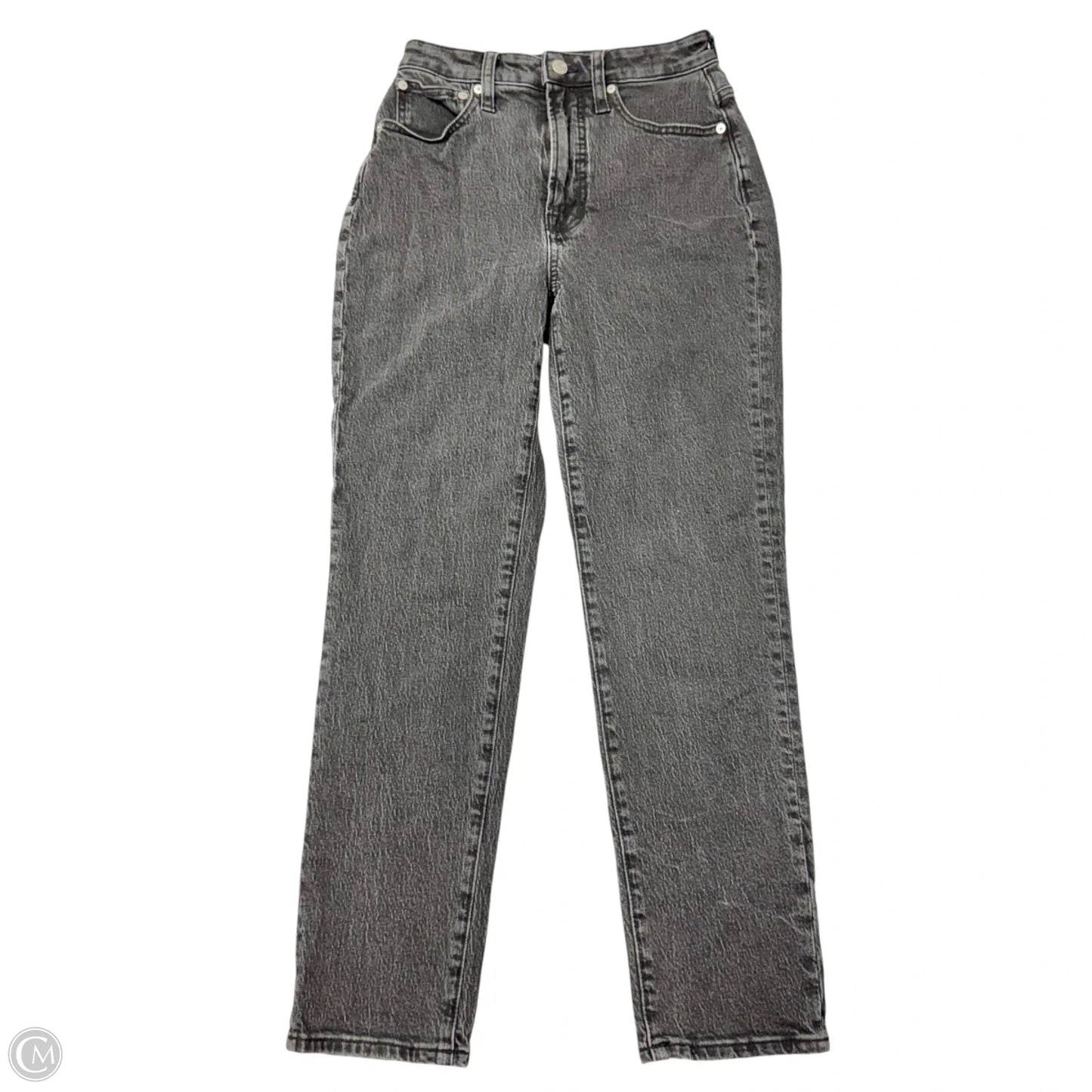 Jeans Straight By Madewell In Grey Denim, Size: 2