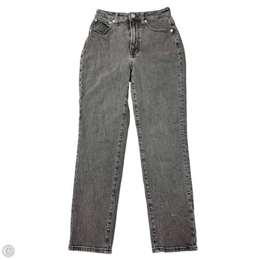 Jeans Straight By Madewell In Grey Denim, Size: 2